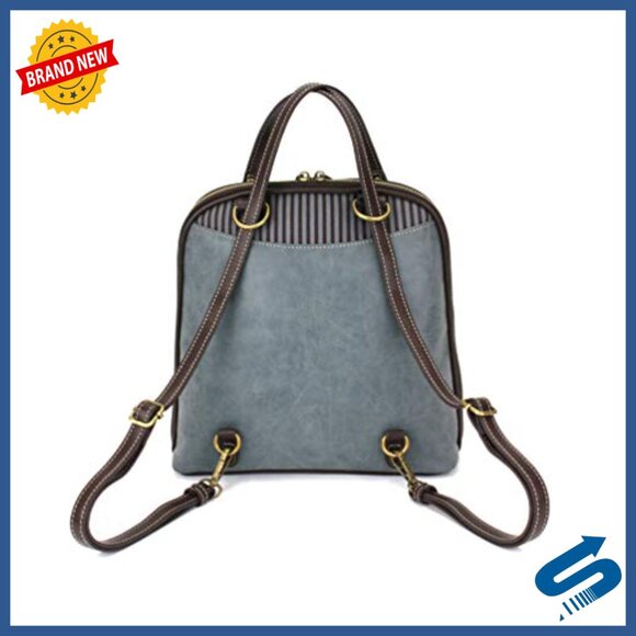 Convertible Backpack Purse Vegan Leather Adjustable Strap Casual main image 5